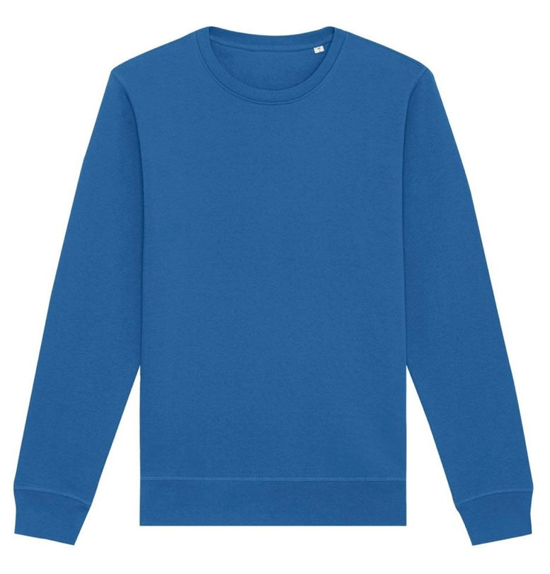 Embroidered Unisex Pet Pawtrait Royal Blue Organic Sweatshirt