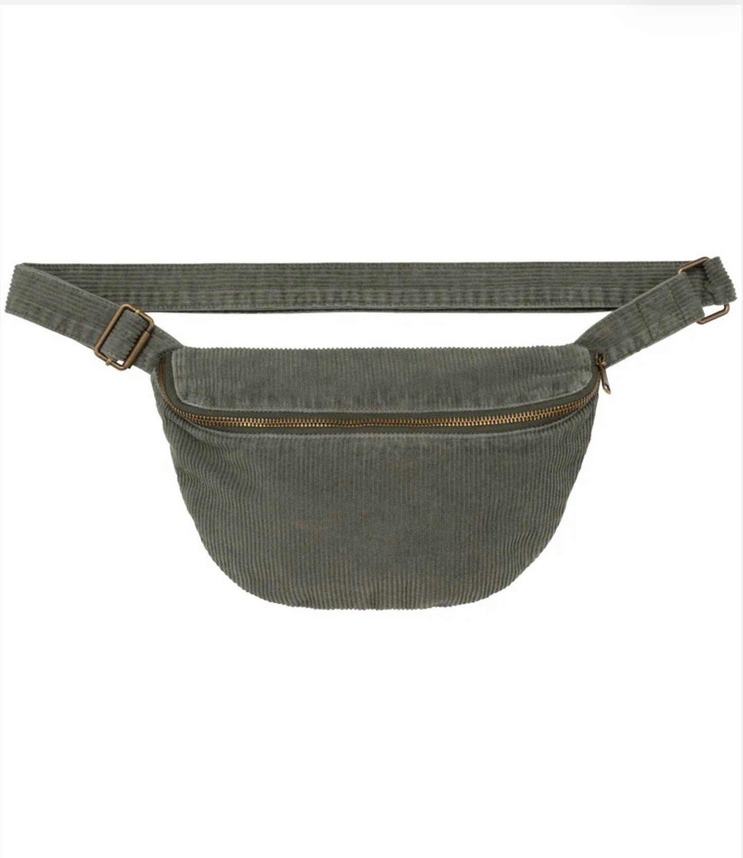 Corduroy Faded Waist Bag/ Crossbody Bag
