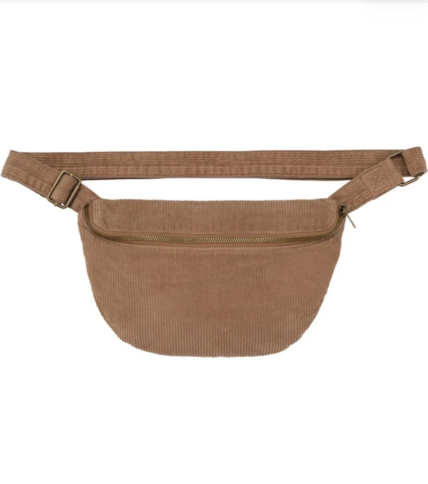Corduroy Faded Waist Bag/ Crossbody Bag